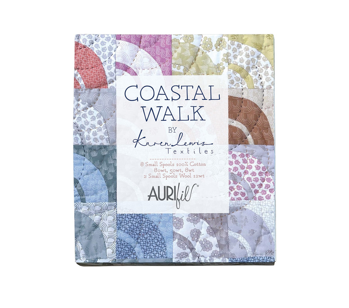 Coastal Walk by Karen Lewis — Aurifil Thread Set, 10 Spools