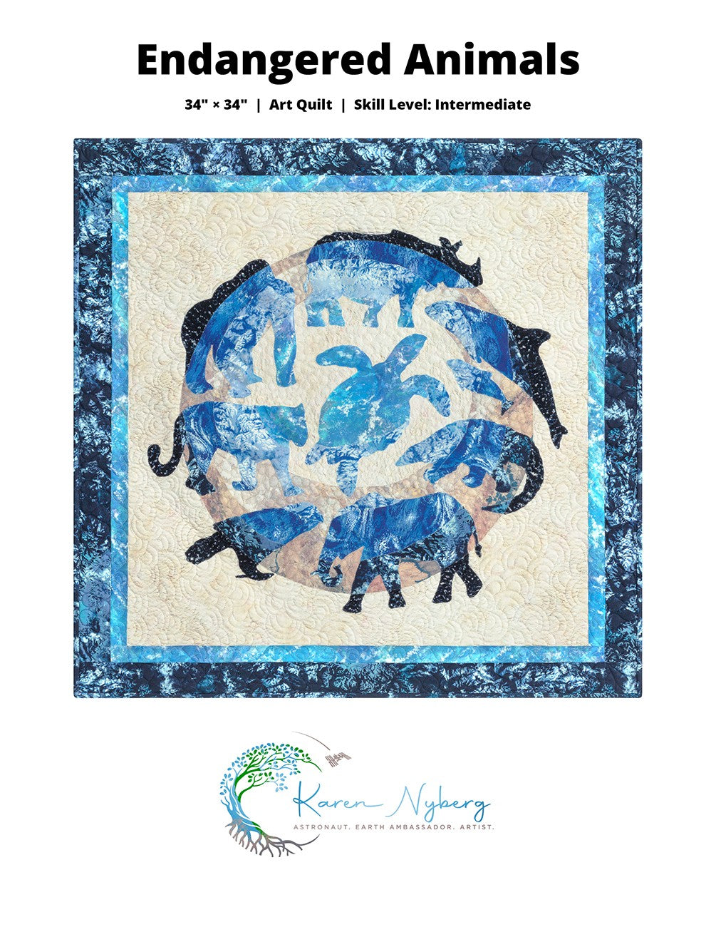 Endangered Animals Quilt Pattern