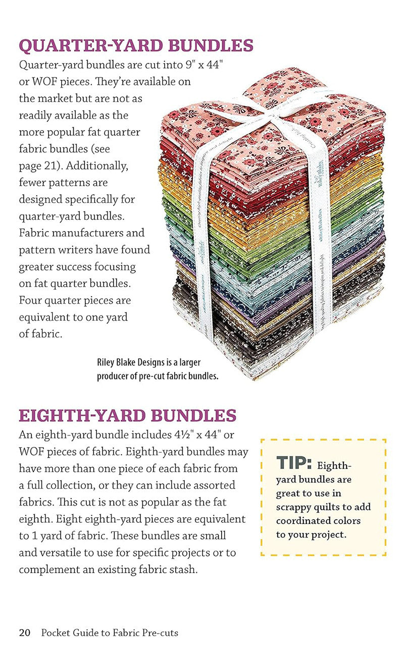 Pocket Guide to Fabric Pre-Cuts