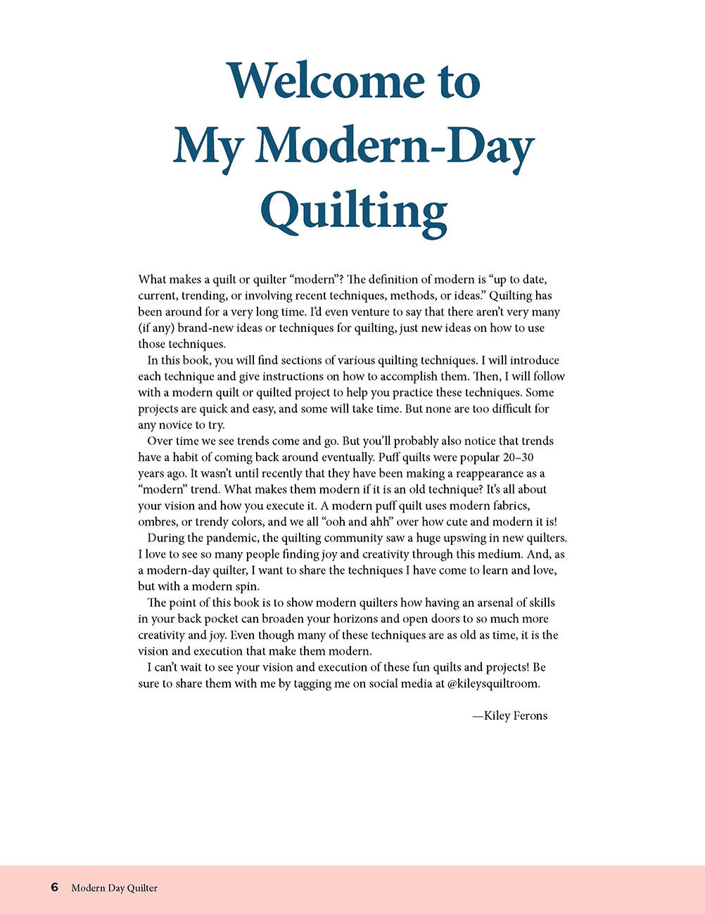 Modern Day Quilter