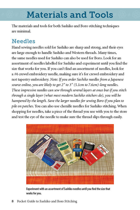 Pocket Guide to Sashiko and Boro Stitching