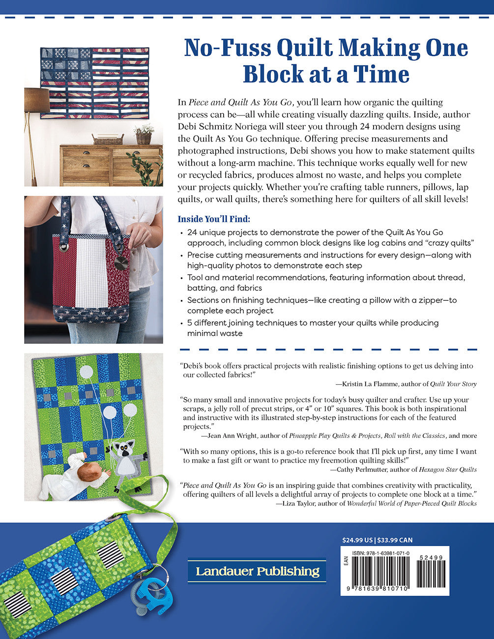 Piece and Quilt as You Go