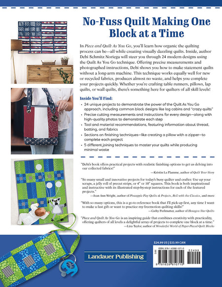 Piece and Quilt as You Go