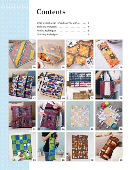 Piece and Quilt as You Go