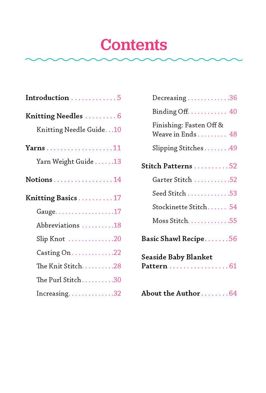 Pocket Guide to Knitting