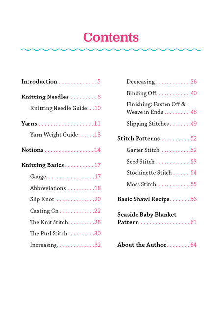 Pocket Guide to Knitting