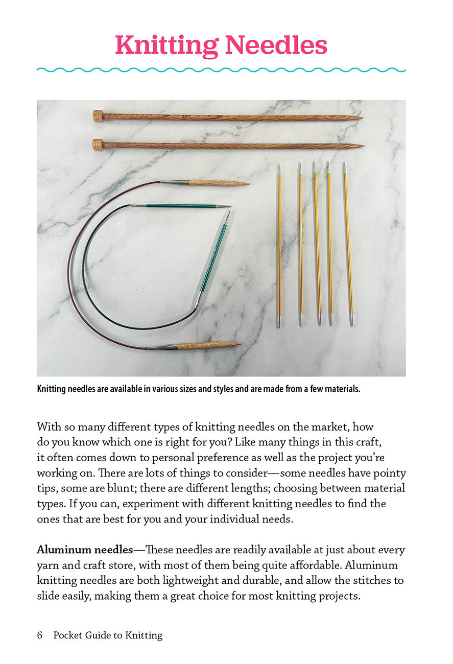 Pocket Guide to Knitting