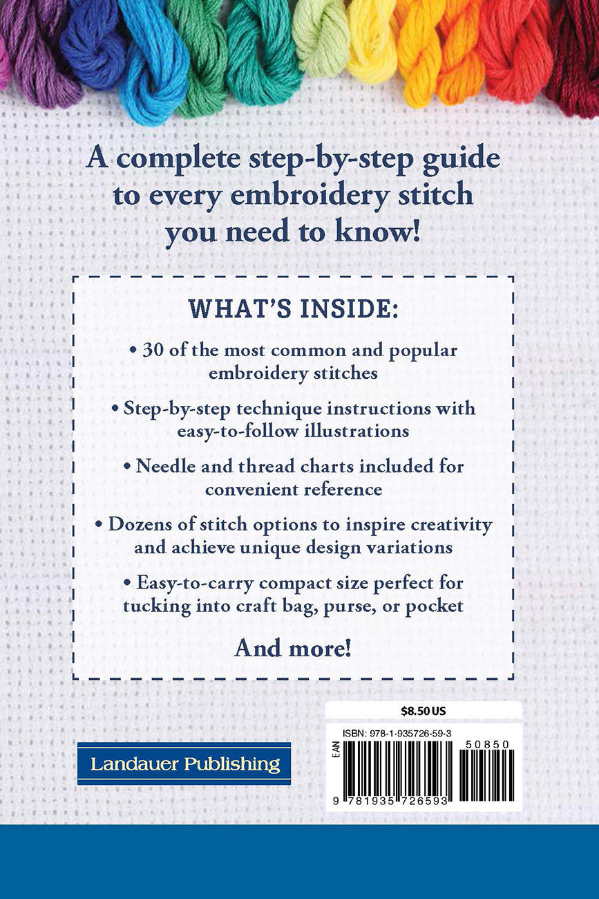 Hand Embroidery Stitches at a glance