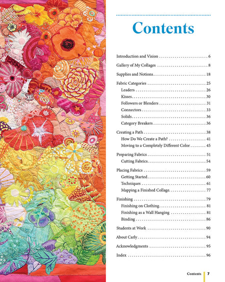 Freestyle Color Collage Quilting