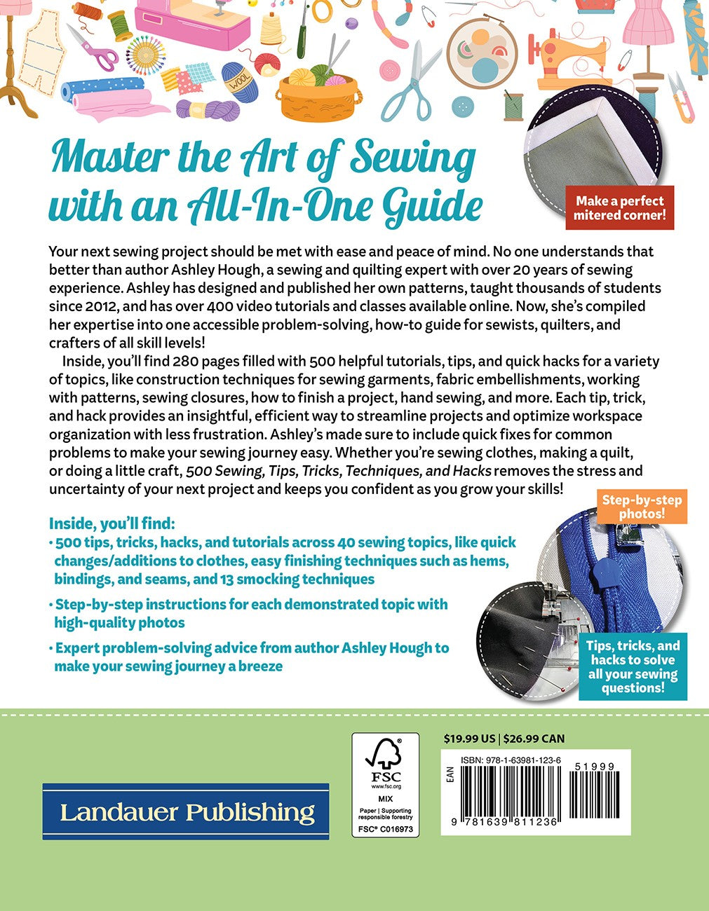 500 Sewing Techniques, Tips, Tricks, and Hacks