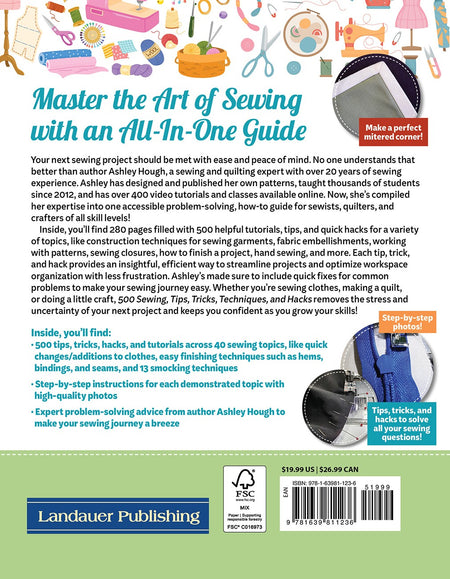 500 Sewing Techniques, Tips, Tricks, and Hacks
