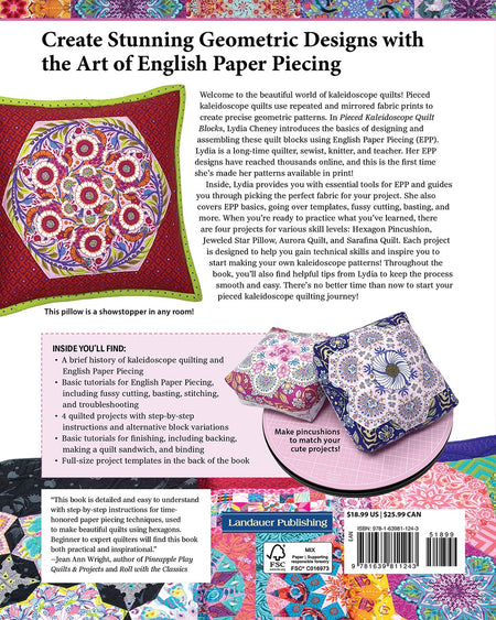 Pieced Kaleidoscope Quilt Blocks