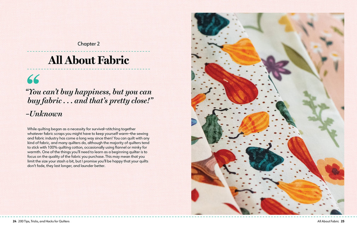 200 Tips, Tricks, and Hacks for Quilters