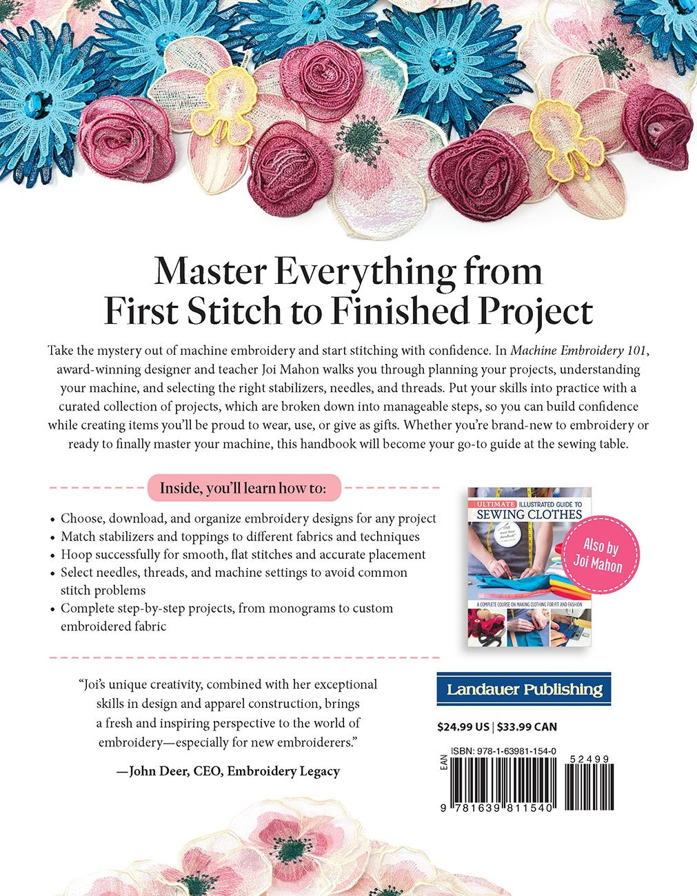 Machine Embroidery 101