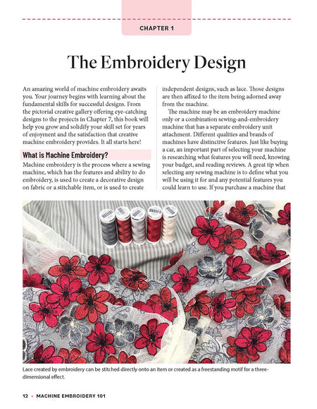 Machine Embroidery 101