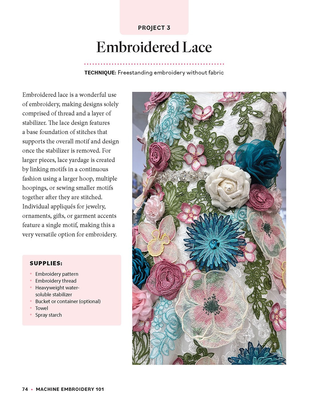 Machine Embroidery 101