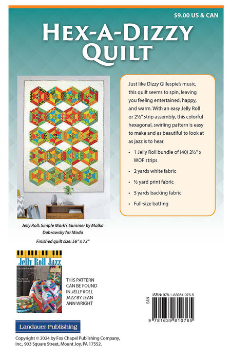 Hex-a-Dizzy Quilt Pattern Pack