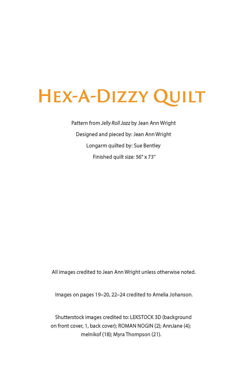 Hex-a-Dizzy Quilt Pattern Pack