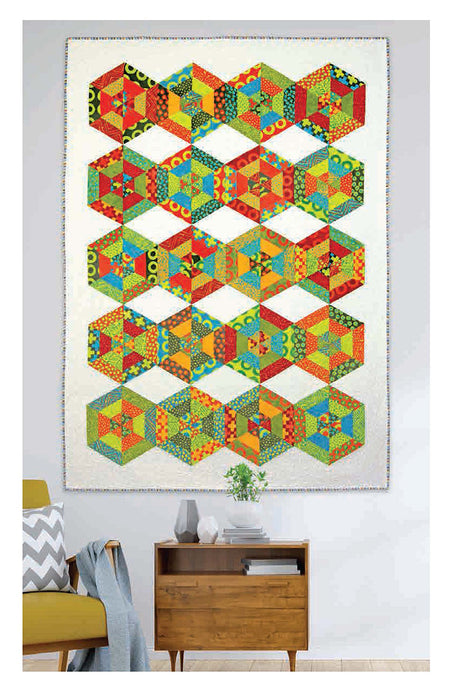 Hex-a-Dizzy Quilt Pattern Pack