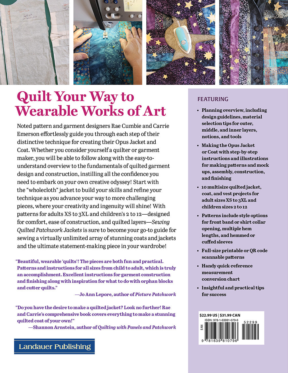 Sewing Quilted Patchwork Jackets