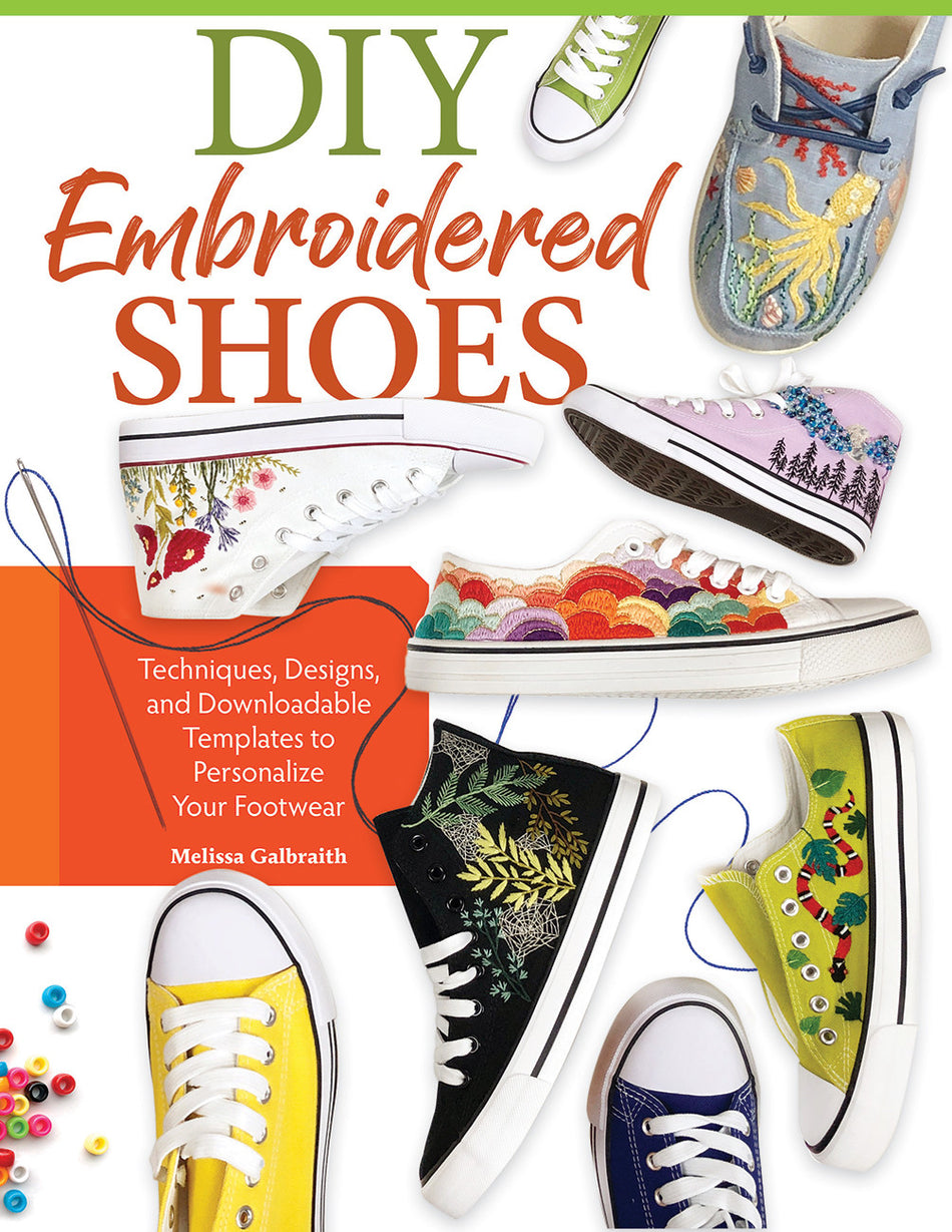 DIY Embroidered Shoes
