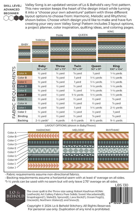 Valley Song Pattern