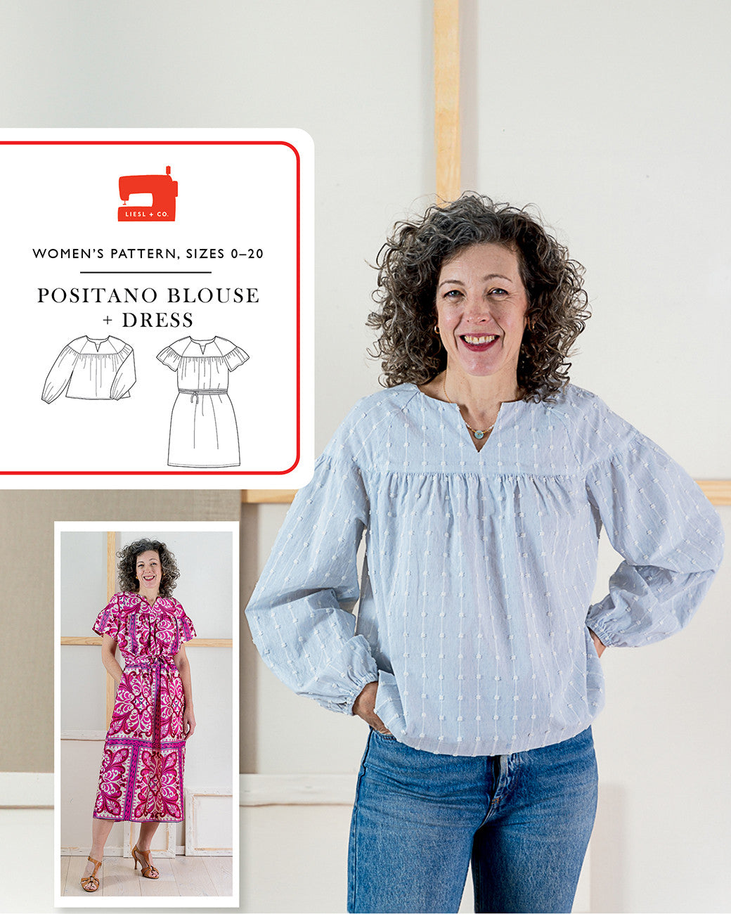 Positano Blouse + Dress Pattern