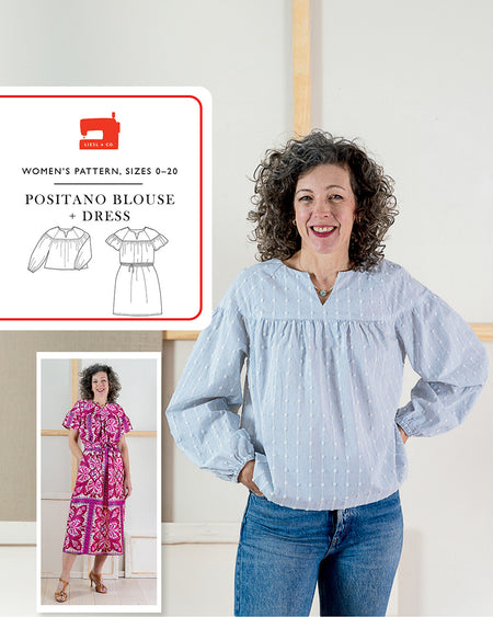 Positano Blouse + Dress Pattern