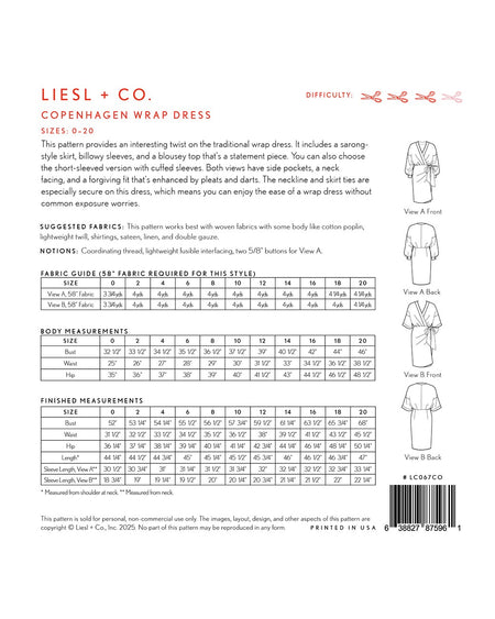 Copenhagen Wrap Dress Pattern