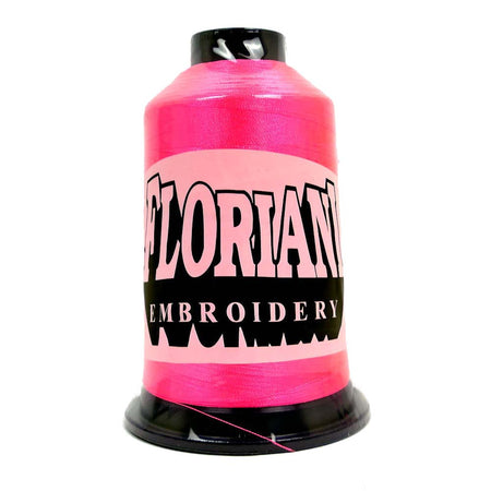 Floriani 40wt Polyester Thread 0006 Neon Pink  5000m