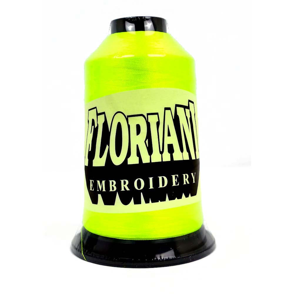Floriani 40wt Polyester Thread 0009 Safety Yellow  5000m