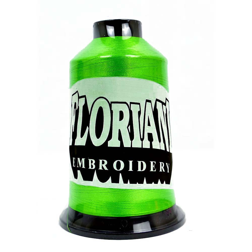 Floriani 40wt Polyester Thread 0014 Milori Green  5000m