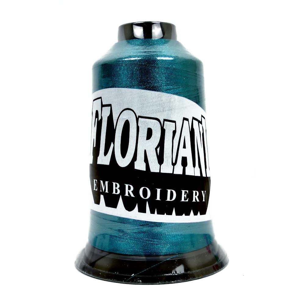 Floriani 40wt Polyester Thread 0074 Medieval Teal  5000m