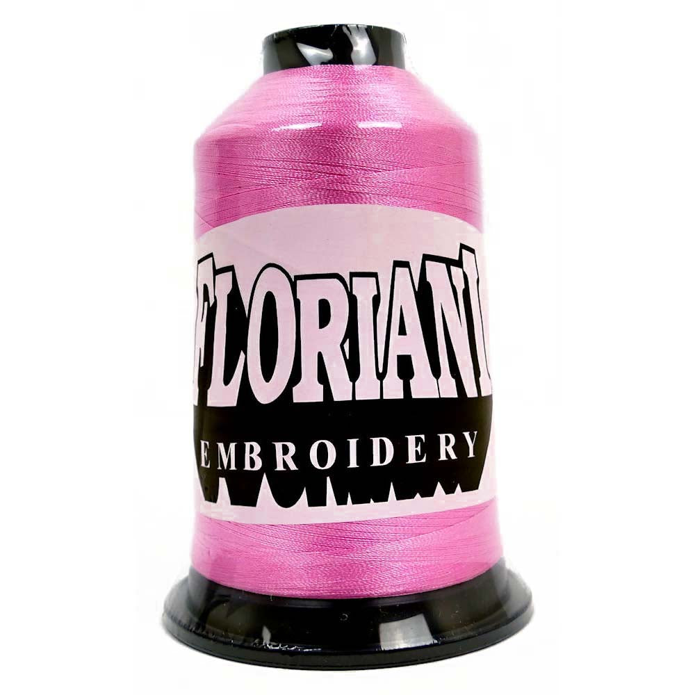 Floriani 40wt Polyester Thread 0125 Bright Pink  5000m
