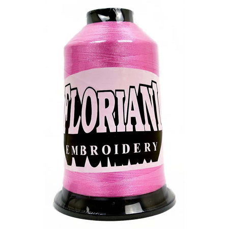 Floriani 40wt Polyester Thread 0125 Bright Pink  5000m