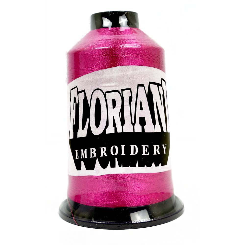 Floriani 40wt Polyester Thread 0128 Scorching Pink  5000m
