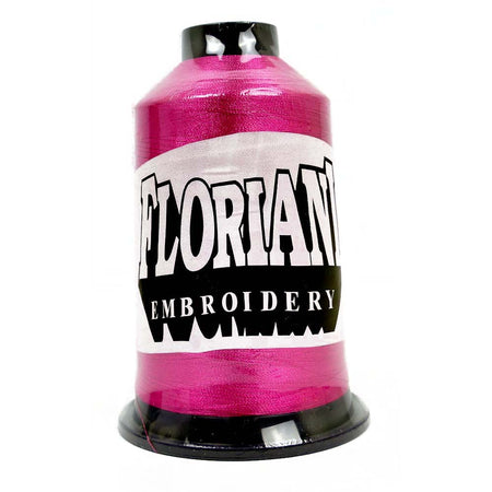 Floriani 40wt Polyester Thread 0128 Scorching Pink  5000m