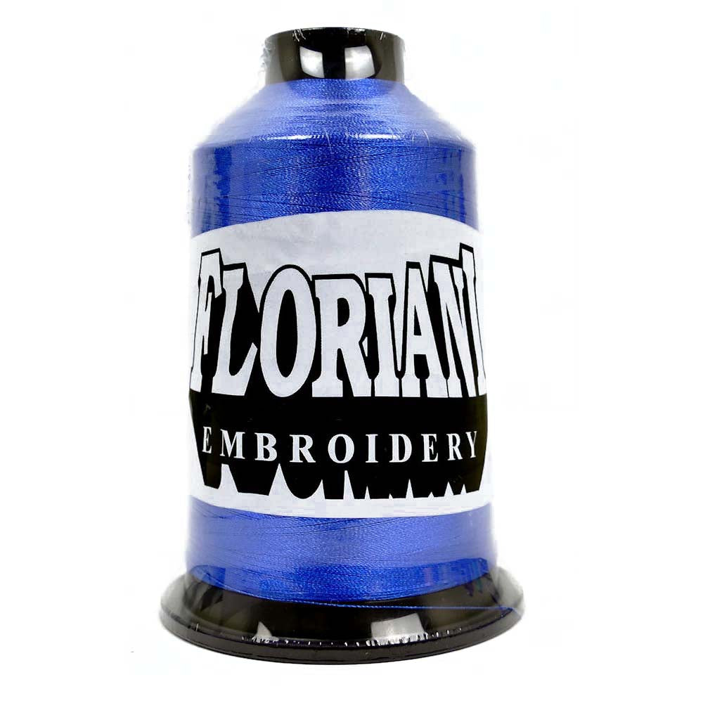 Floriani 40wt Polyester Thread 0365 Medium Blue  5000m