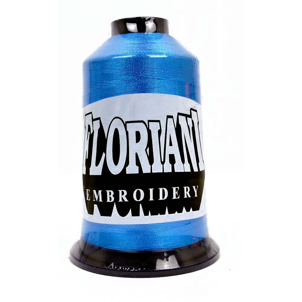 Floriani 40wt Polyester Thread 0372 Blue Pacific  5000m