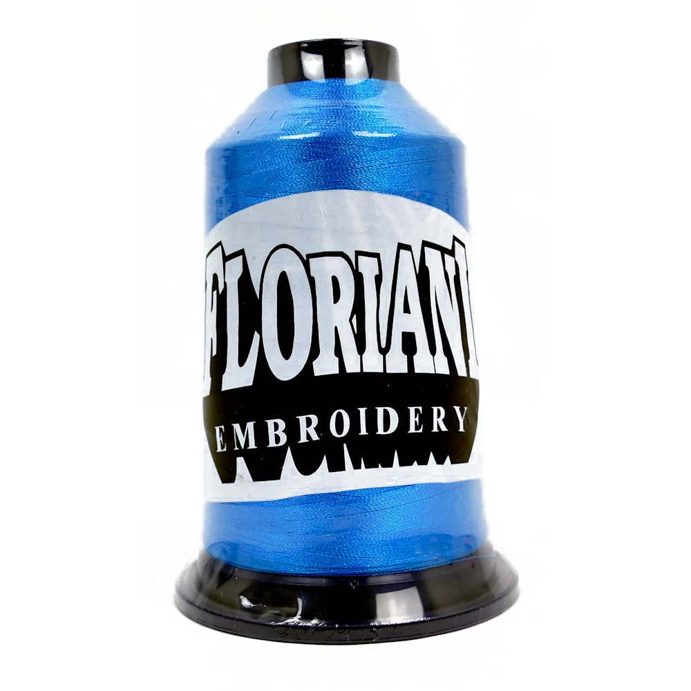 Floriani 40wt Polyester Thread 0373 California Blue  5000m