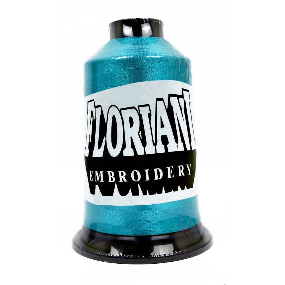 Floriani 40wt Polyester Thread 0378 Deep Sea Turquoise  5000m