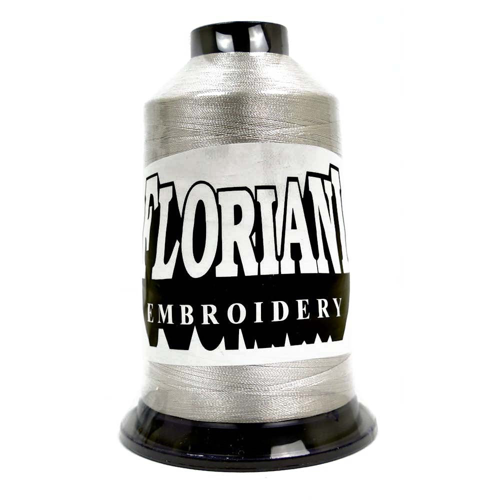 Floriani 40wt Polyester Thread 0433 Pale Sterling Grey  5000m