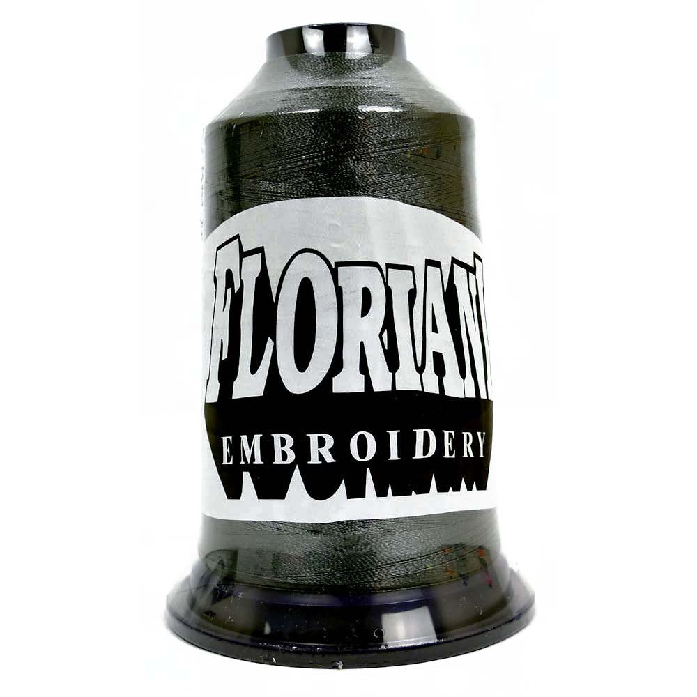 Floriani 40wt Polyester Thread 0488 Dark Gray  5000m