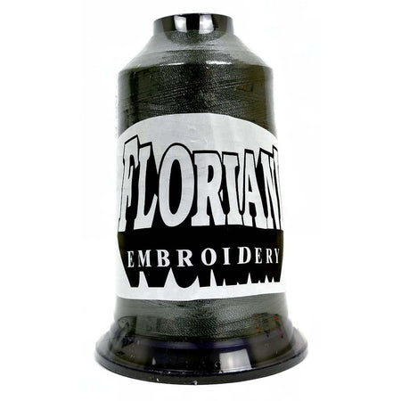 Floriani 40wt Polyester Thread 0488 Dark Gray  5000m