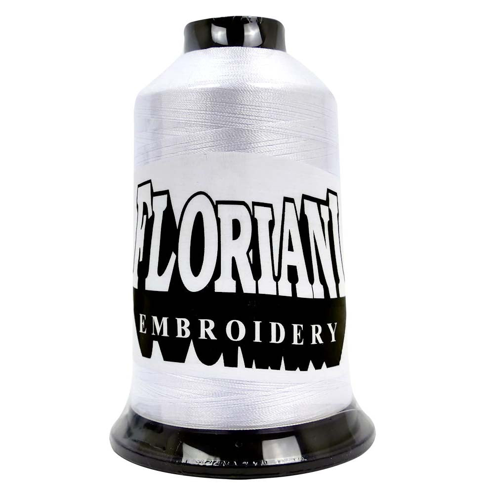 Floriani 40wt Polyester Thread 0801 Ice Cap  5000m