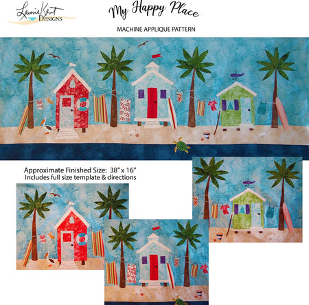 My Happy Place Machine Applique Pattern