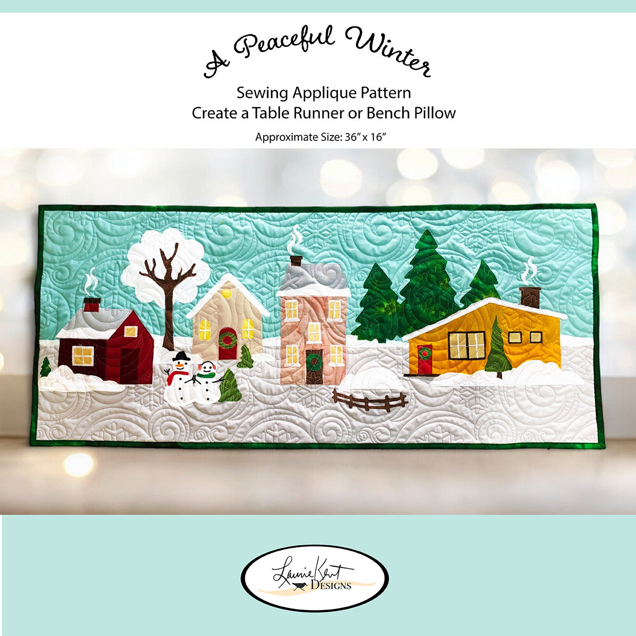 A Peaceful Winter - Sewing Applique