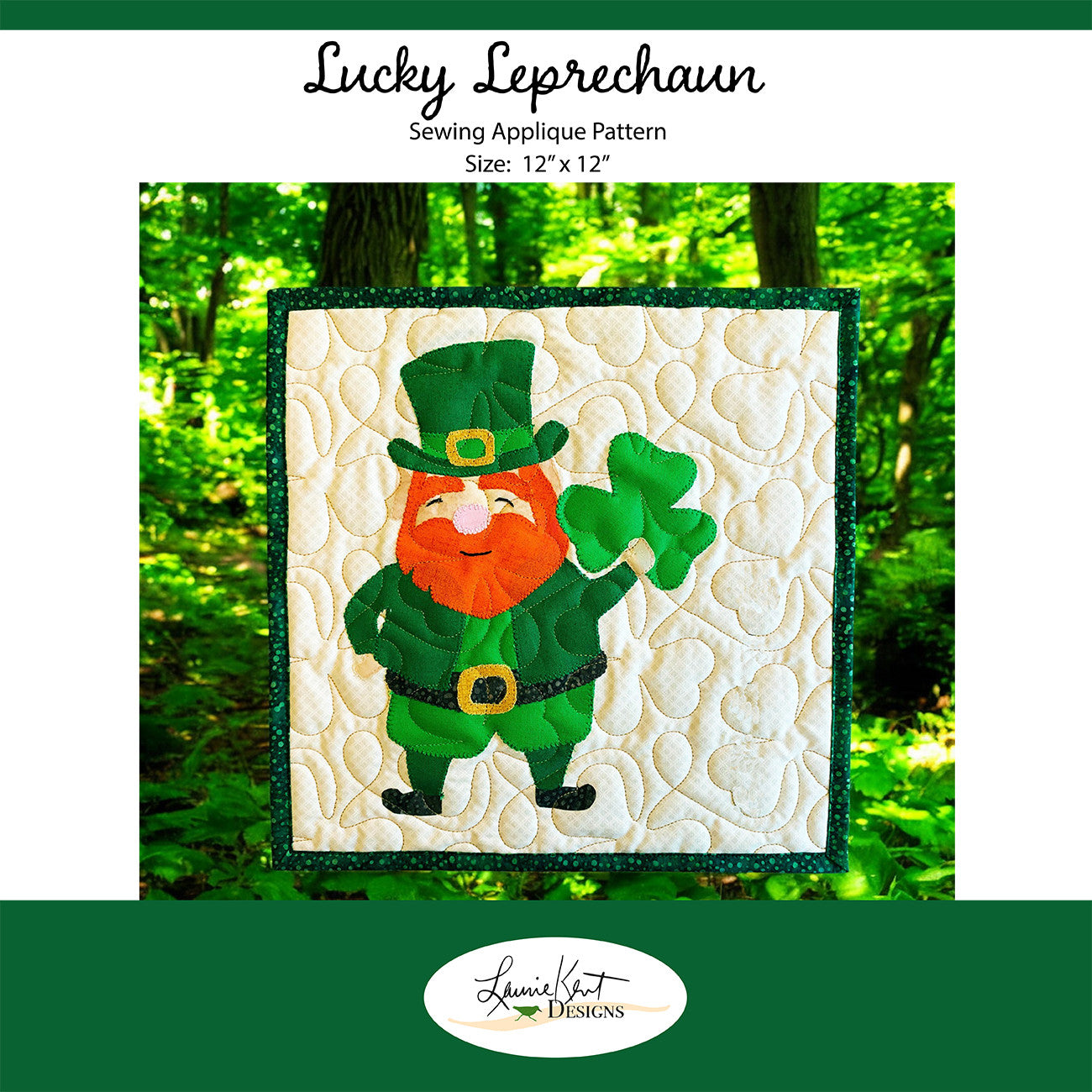Lucky Leprechaun - Sewing Applique Pattern