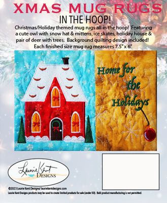 Winter Bundle Vol II Mug Rug ED Files USB Version
