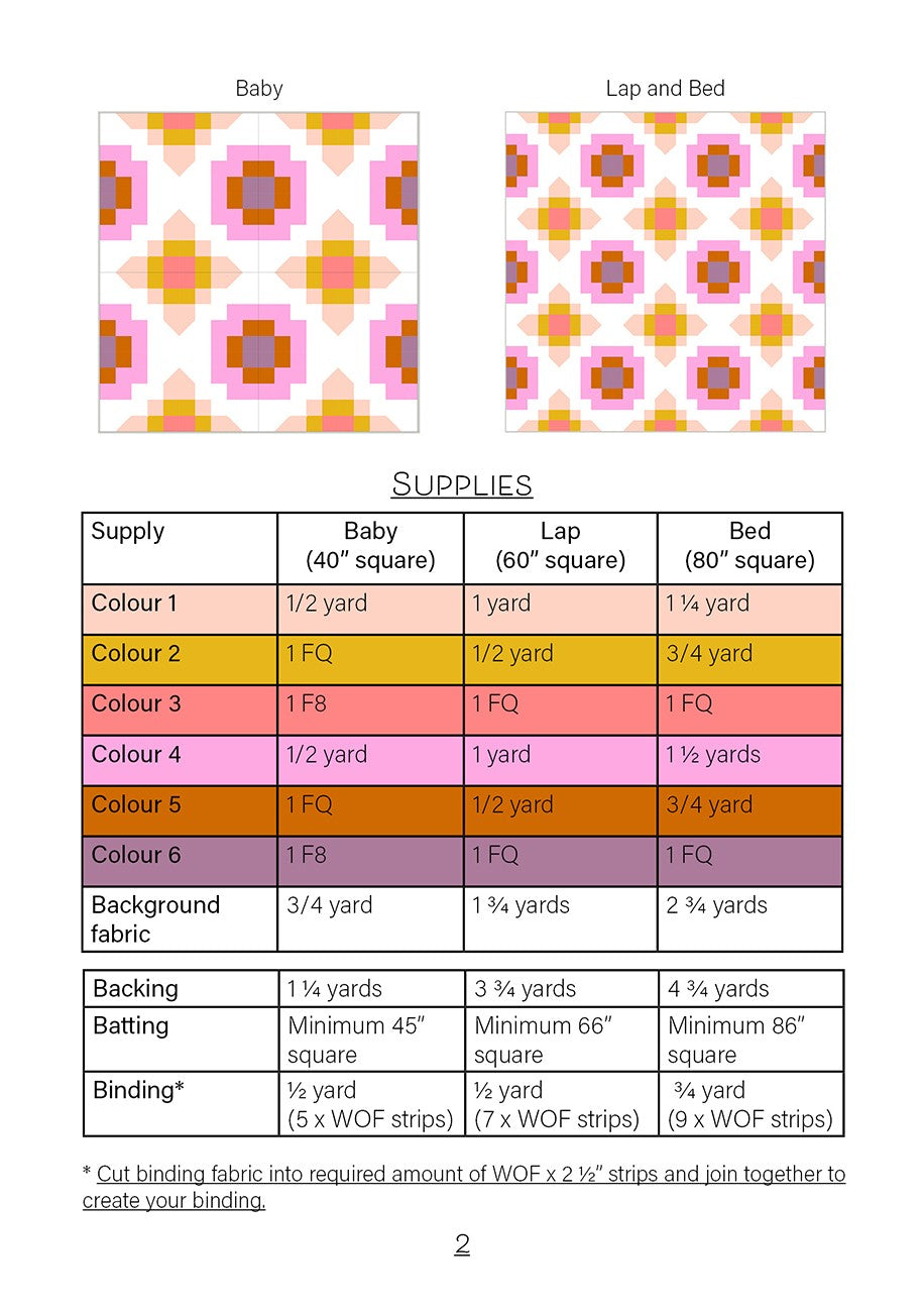 City Lights quilt pattern